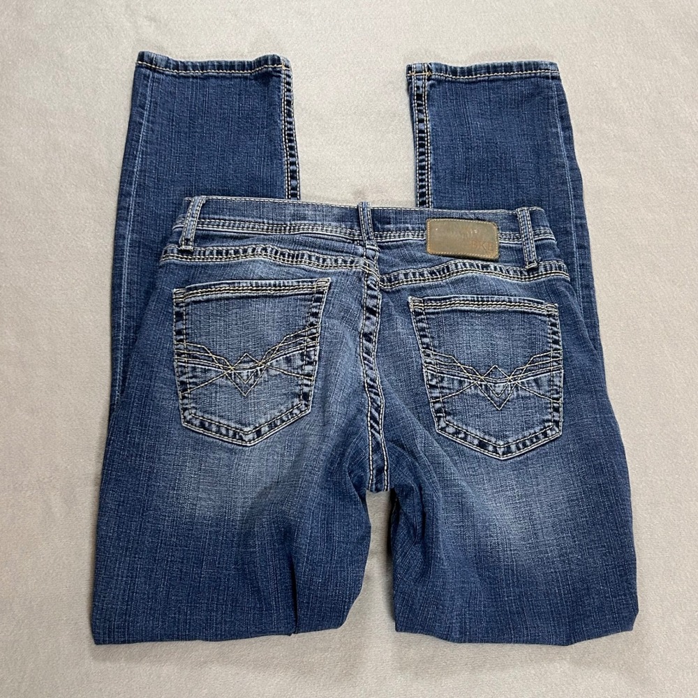 BKE Mason Slim Fit Jeans Mens 31x32 Medium Wash Stretch Denim Straight Leg